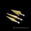 HSS Cone Titanium Coated Step Drill Bit